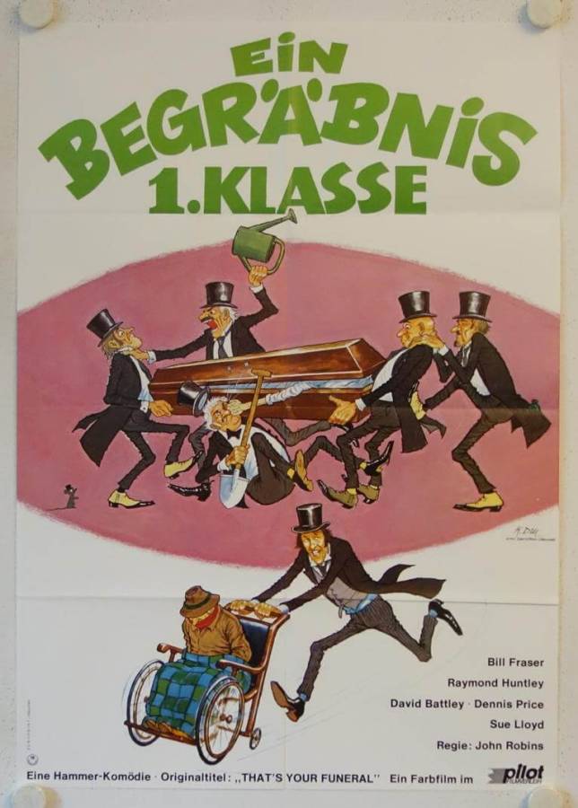 Begräbnis erster Klasse originales deutsches Filmplakat